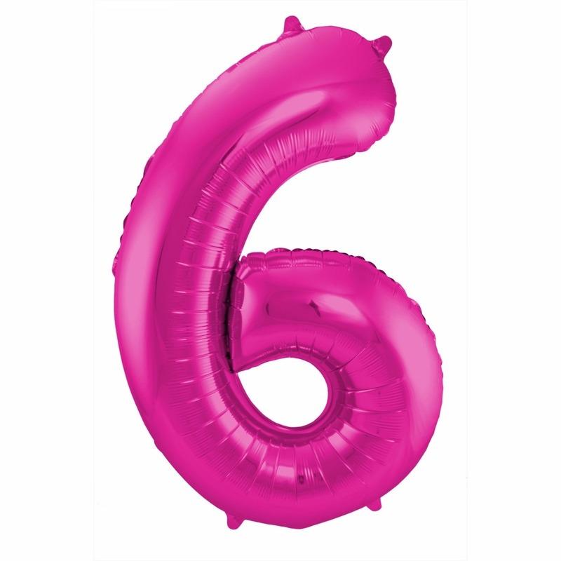 Leeftijd feestartikelen Geen Cijfer ballonnen 6 jaar 86 cm