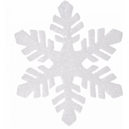 Kerst feestartikelen Kerst artikelen sneeuwvlok slinger glitter