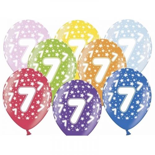 Leeftijd versiering sterren ballonnen 7 Geen Leeftijd feestartikelen
