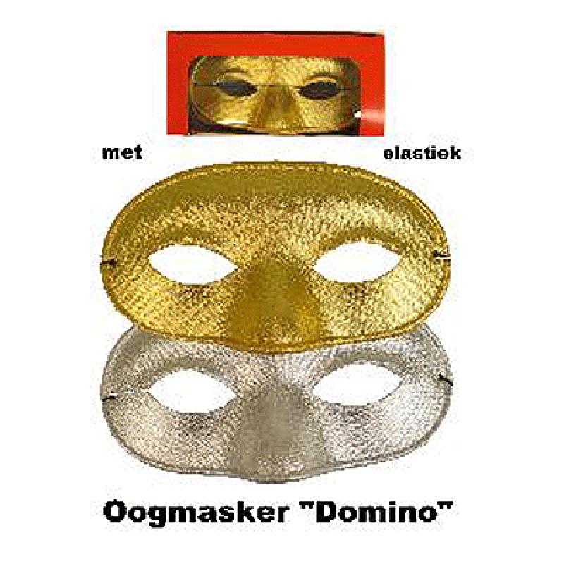 Feest Maskers Carnaval oogmasker goud of zilver