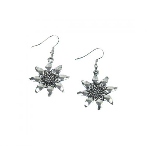 Verkleedaccessoires Carnavalskostuum winkel Edelweiss dames oorbellen