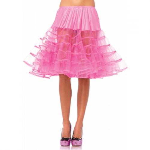 Soorten kostuums Leg Avenue Fuchsia petticoat lang 2 laags 65 cm