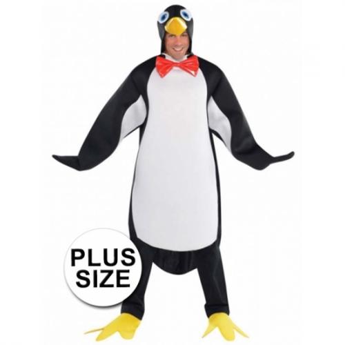 Dierenpakken Carnavalskostuum winkel Grote maten pinguin kostuum voor heren