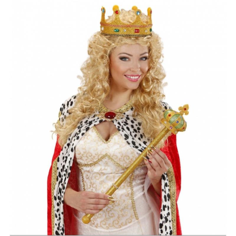 Verkleedaccessoires Carnavalskostuum winkel Koninklijke scepter 57 cm