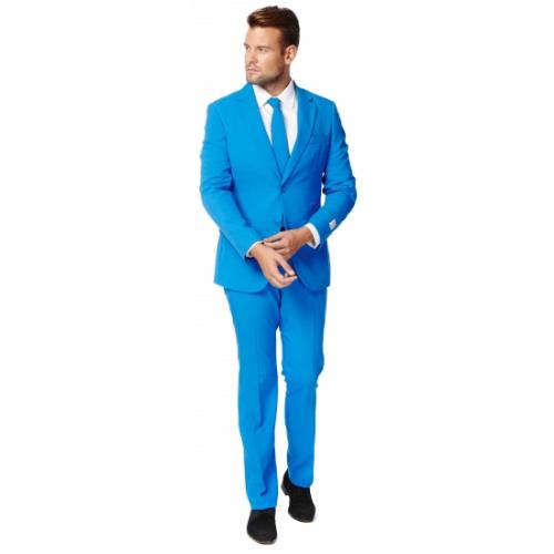 Luxe blauw heren kostuum Carnavalskostuum winkel Het leukste