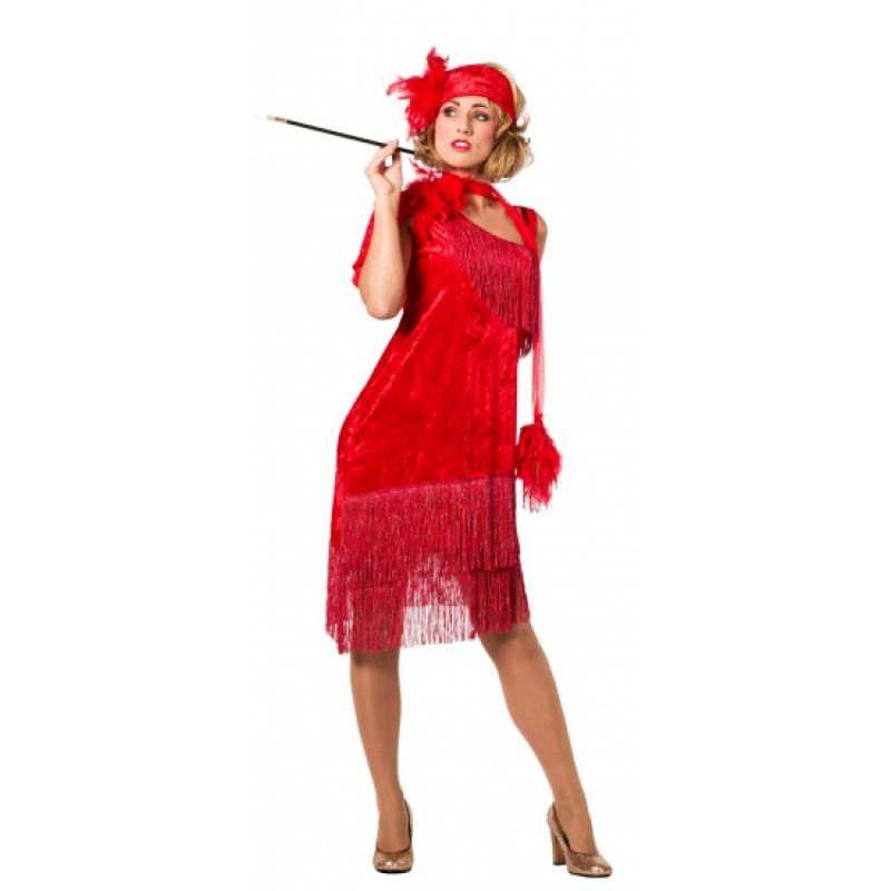 Geschiedenis kostuums Maffia jurkje rood