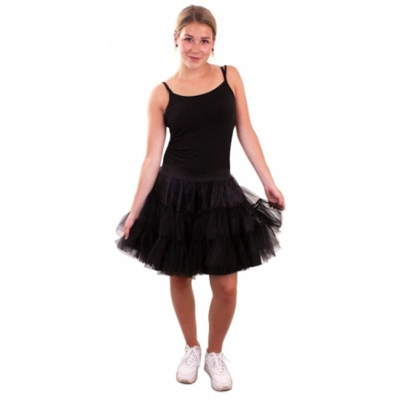 Petticoat voor dames zwart Geen Soorten kostuums