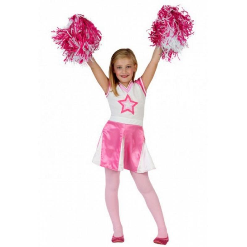 Sport kostuums Carnavalskostuum winkel Roze cheerleader jurkje voor meisjes