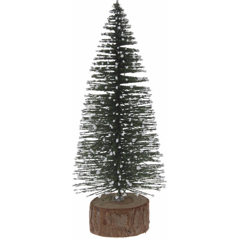 Miniatuur kerstboompje groen 25 cm Geen gaafste producten