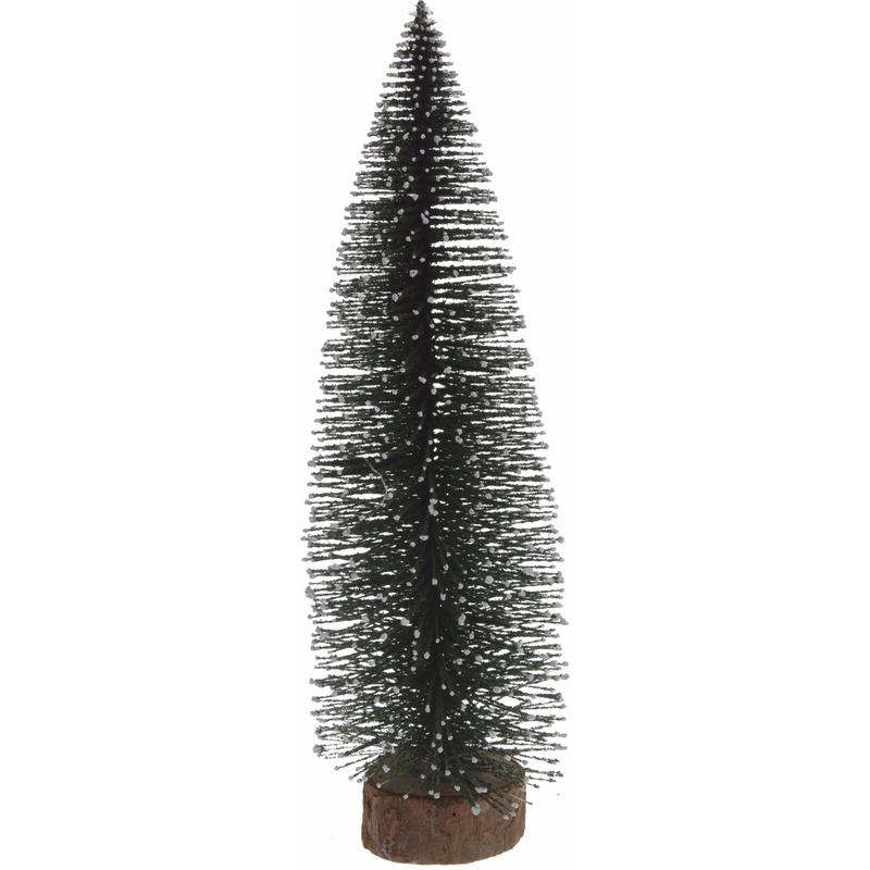 Kerst feestartikelen Miniatuur kerstboompje groen 35 cm