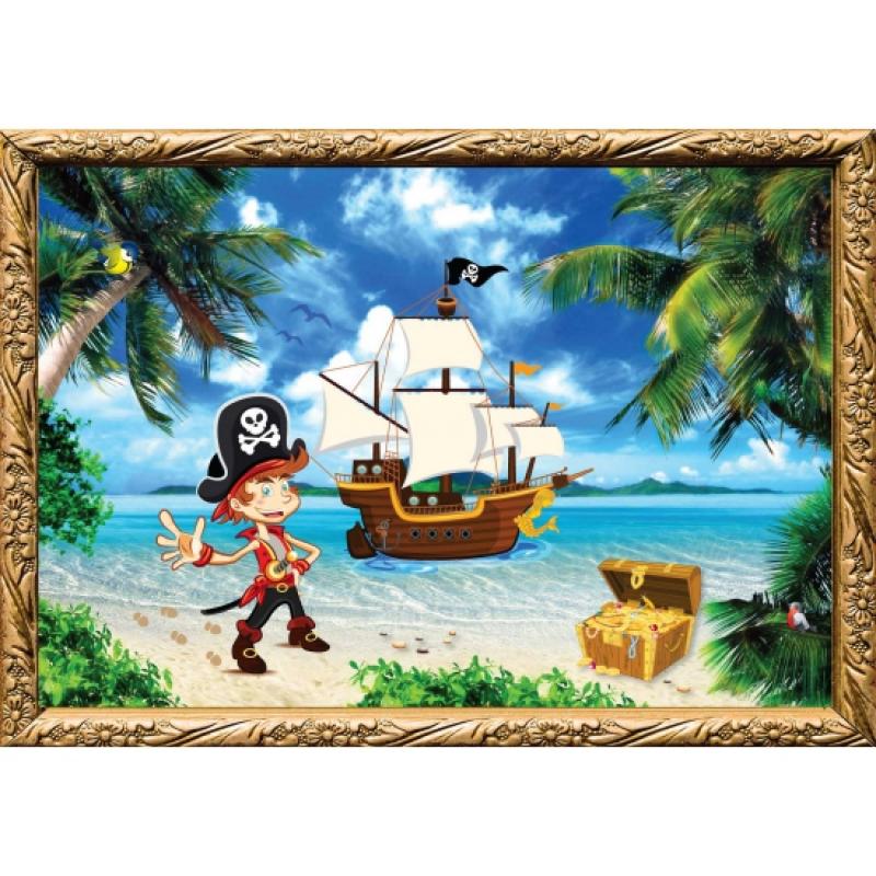 Thema feestartikelen Piraten wandversiering poster kapitein