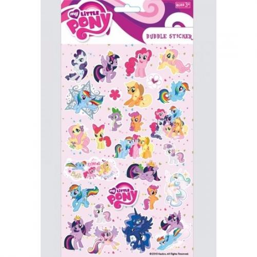 Poezie album stickers My Little Pony bubbel Geen Schoolspullen