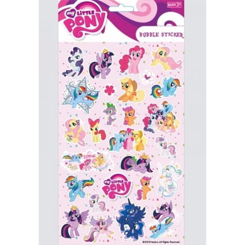 Poezie album stickers My Little Pony bubbel Geen Schoolspullen