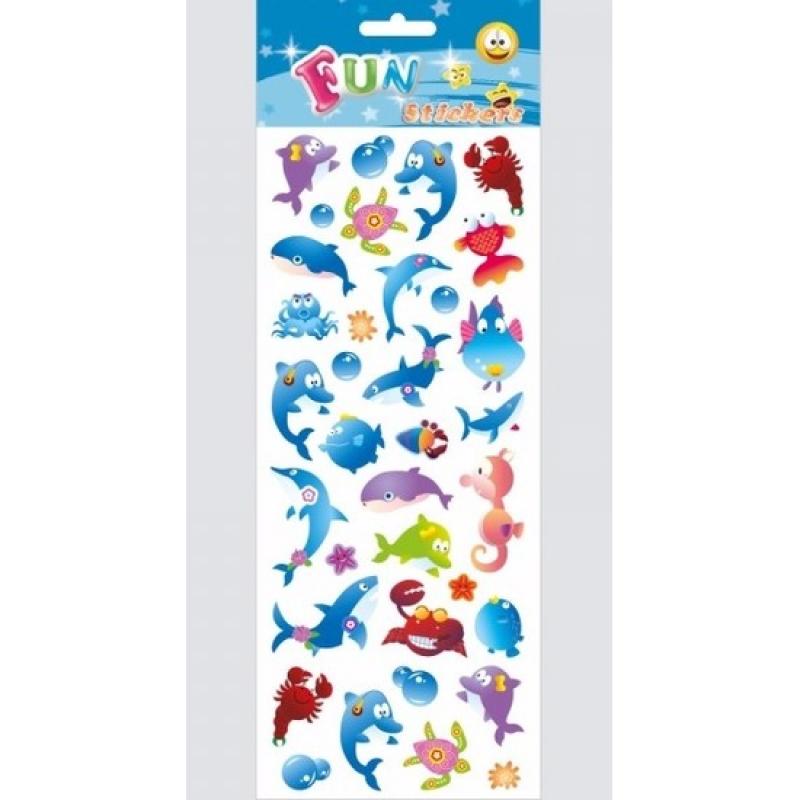 Schoolspullen Poezie album stickers zeedieren dolfijnen