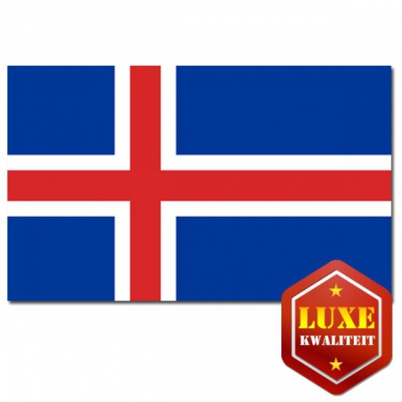 Landen Luxe vlag van IJsland Geen beste prijs