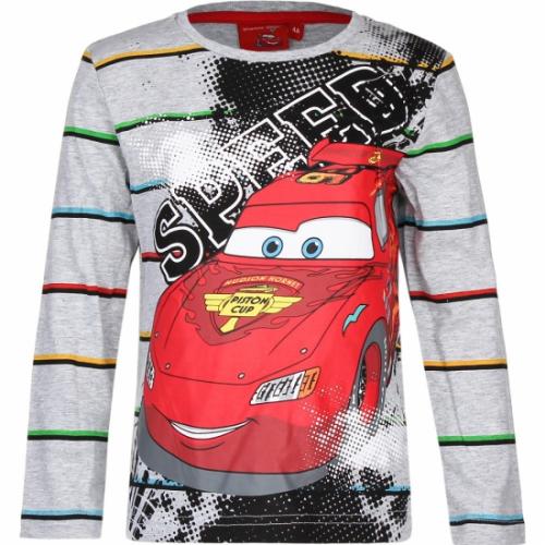 T shirts en poloshirts Disney Cars Lightning McQueen t shirt grijs