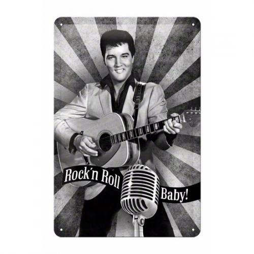 Geen Rock n Roll Baby Muurdecoratie Rock n Roll Baby 20 x 30 cm Feestartikelen diversen