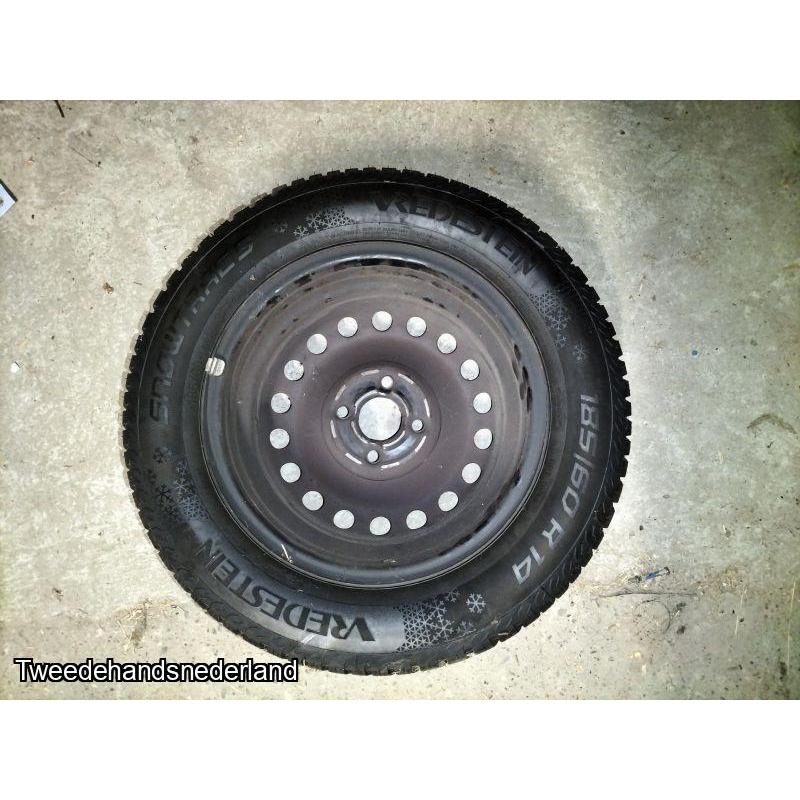 Winterbanden op salen velg voor VW Up1, WSkoda Citigo e-iV, Seat en meer, Vredestein Snowtrac 5, nieuw.
